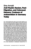 Anti-Muslim Racism, Post-Migration, and Holocaust Memory: Contours of Antisemitism in Germany Today - Image