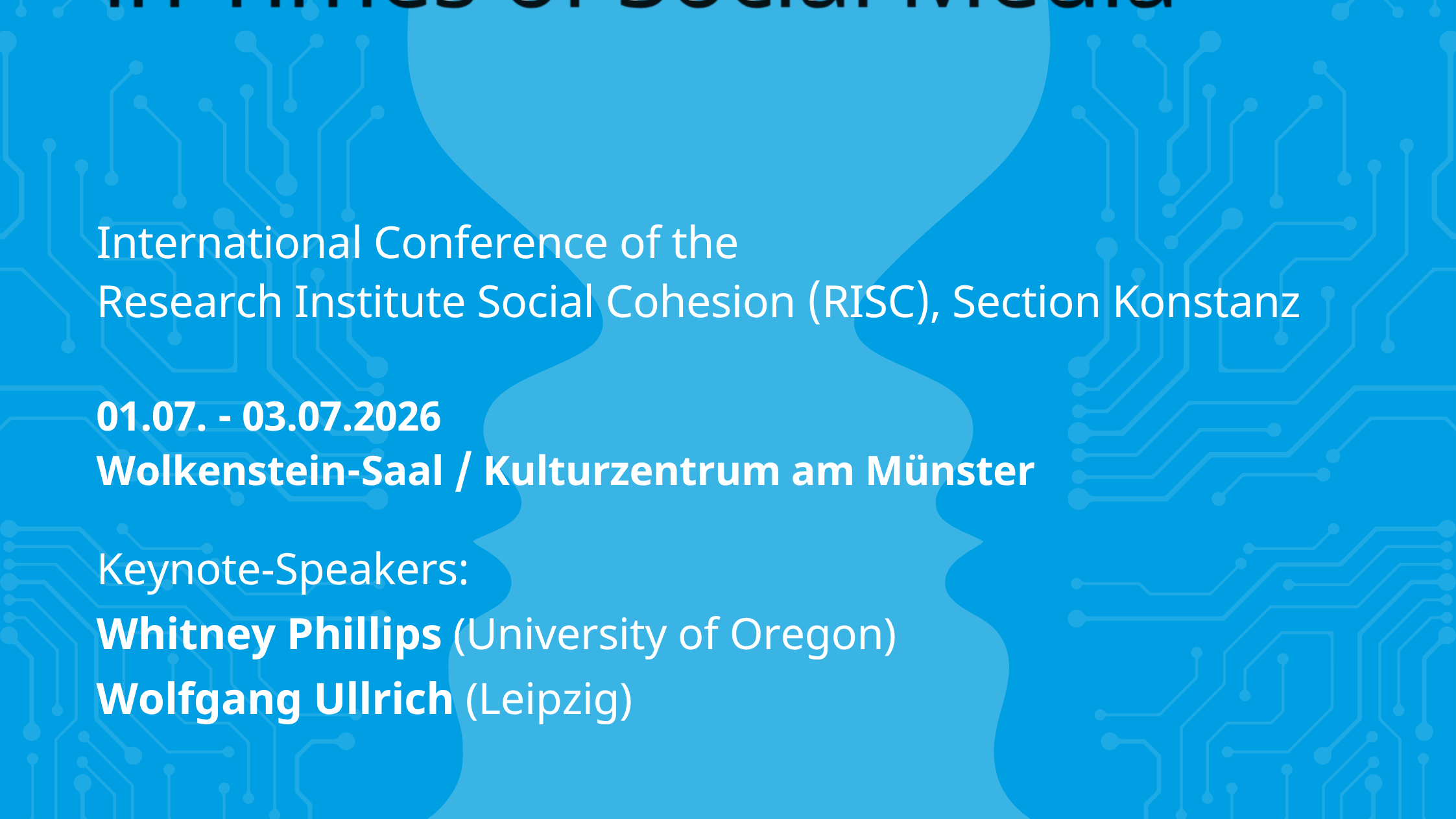 International Conference: Ambiguity and Belonging in Times of Social Media