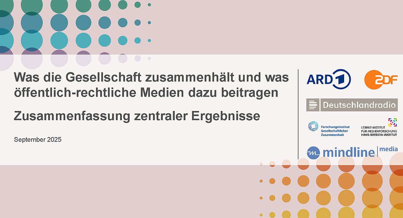 Deckblatt der Studie