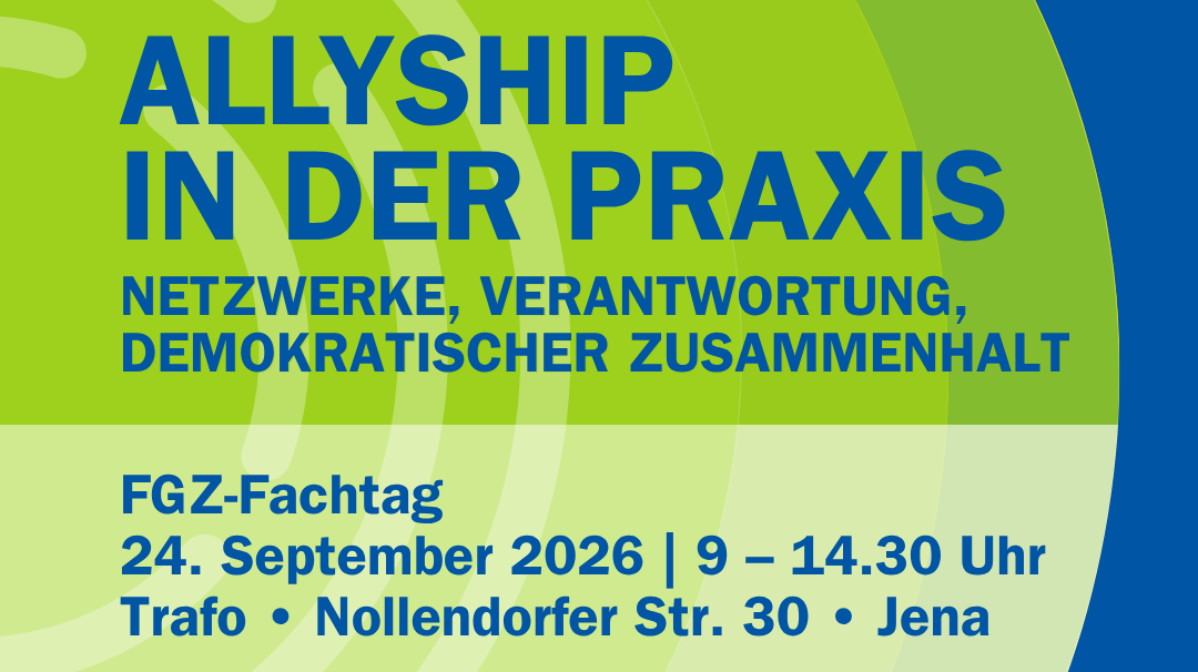Allyship in der Praxis – Netzwerke, Verantwortung, demokratischer Zusammenhalt