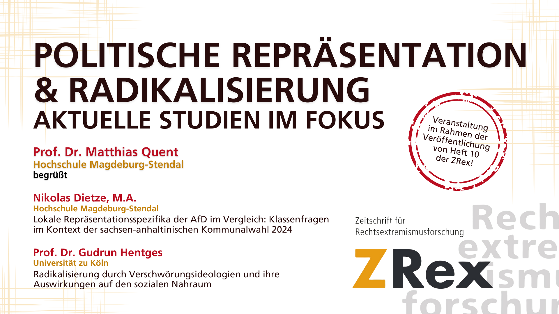 Politische Repräsentation und Radikalisierung: aktuelle Studien im Fokus