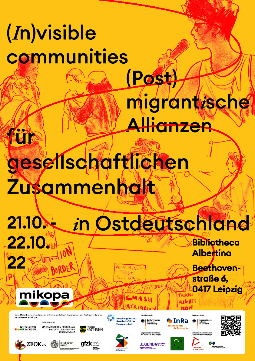 (In)visible communities - (Post)migrantische Allianzen für gesellschaftlichen Zusammenhalt in Ostdeutschland