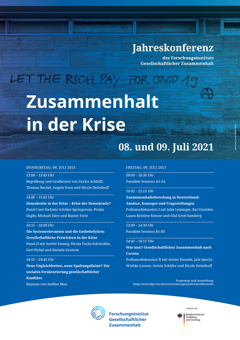 FGZ-Jahreskonferenz 2021: Zusammenhalt in der Krise