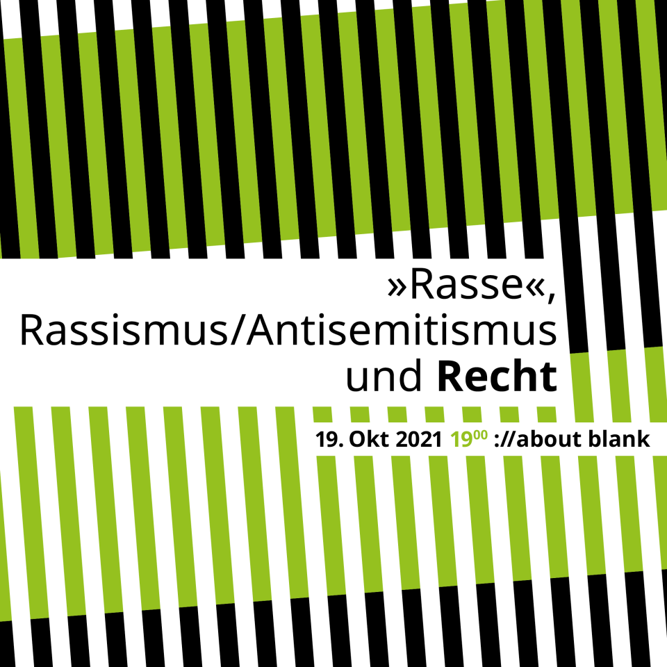 "Rasse", Rassismus/Antisemitismus und Recht