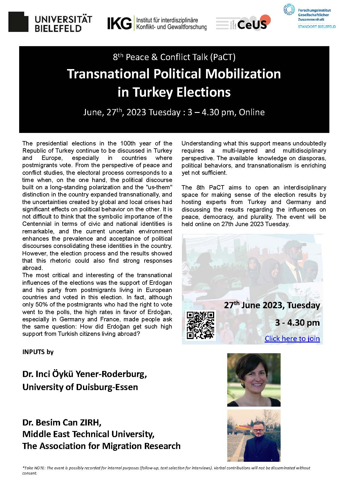 Transnational Political Mobilization in Turkey Elections