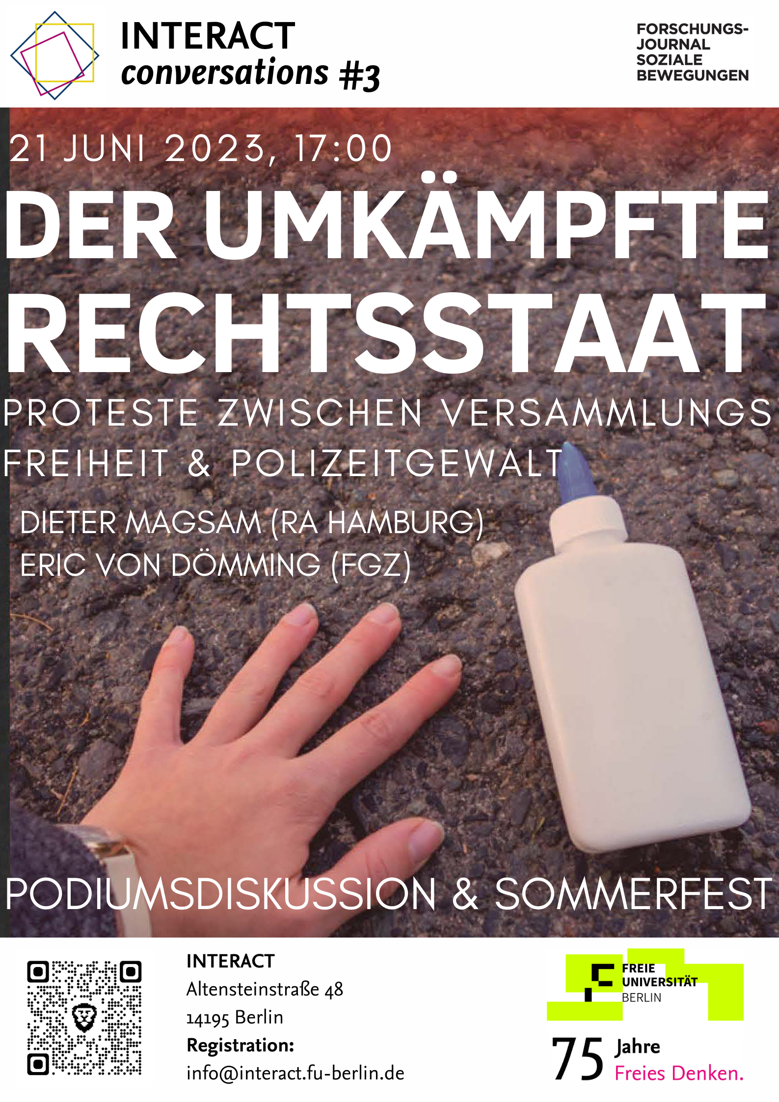 Podiumsdiskussion "Der umkämpfte Rechtsstaat"