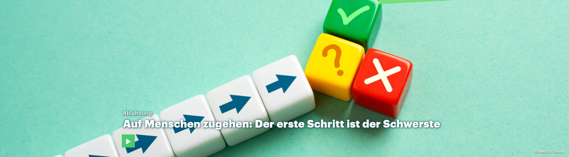 Ablehnung. Auf Menschen zugehen: Der erste Schritt ist der Schwerste - Image