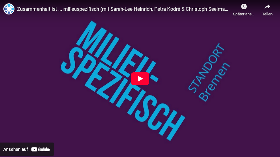 Zusammenhalt ist... milieuspezifisch - Image