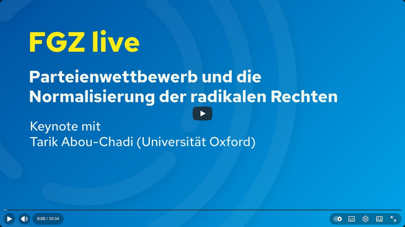 Parteienwettbewerb und die Normalisierung der radikalen Rechten - Image