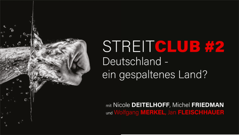 Streitclub #2: „Deutschlands Spaltung“ mit Jan Fleischhauer & Wolfgang Merkel - Image