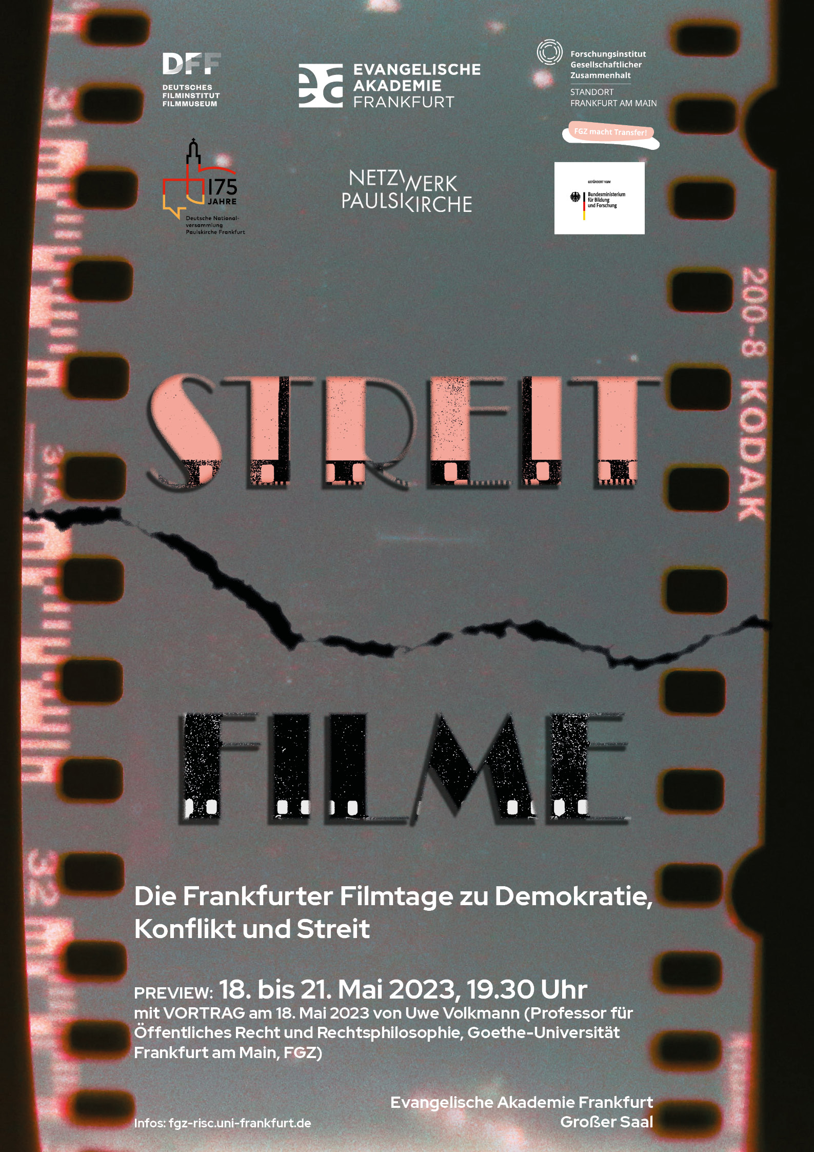 StreitFilme - Preview der Frankfurter Filmtage zu Demokratie, Konflikt und Streit